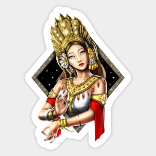 Cambodian Khmer Apsara Dancer Sticker